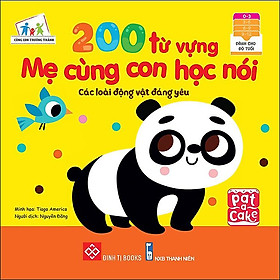 Sách 200 từ vựng mẹ cùng con học nói