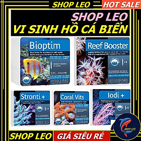 Vi sinh hồ cá biển - bể nước mặn - bioptim - Coral vits- Reef booster - iodi - Stronti - vi sinh cao cấp - Shopleo