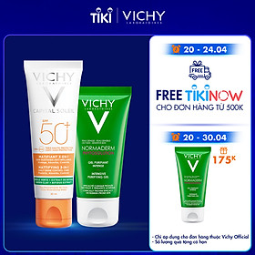 Bộ Kem Chống Nắng Chống Ô Nhiễm Và Bụi Mịn VICHY Capital Soleil Mattifying