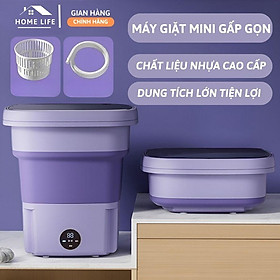 Máy Giặt Mini Tự Động Máy Giặt Gấp Gọn Khử Khuẩn Bằng Ánh Sáng Xanh SUMI