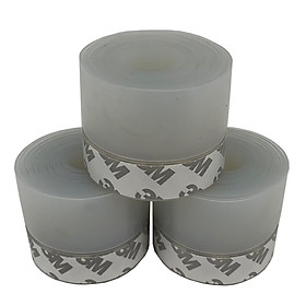 Combo 3 Cuộn Ron Dán Che Khe Cửa ,Chân Cửa Cao Cấp Ngăn Bụi , Chống Ồn ,Chống Côn Trùng Và Chống Thoát Nhiệt Điều Hòa - Hàng Chính Hãng (Cuộn 2m)