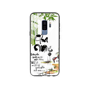 Ốp Lưng Kính Cường Lực cho điện thoại Samsung Galaxy S9 Plus - Cha Mẹ