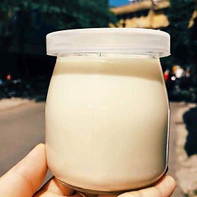 Mua Hũ thuỷ tinh làm sữa chua cốc làm caramen dáng thấp 100 mL và 200 ml
