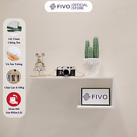 Kệ Gỗ Chống Ẩm Treo Tường Chữ J FIVO FB42 Thiết Kế Âm Tường, Đa Dạng Cách Trang Trí, Chịu Lực Tốt Giá Rẻ