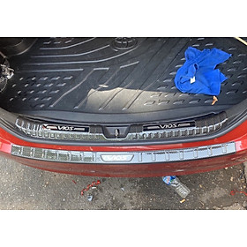 Ốp bậc cửa, nẹp bước chân, chống trầy cốp Cacbon xe Vios 2019- 2022 Vân carbon cao cấp