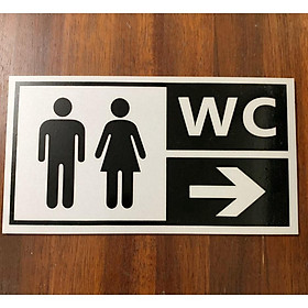 Mua Biển biển chỉ dẫn wc siêu bền đẹp - lắp đặt tiện dụng