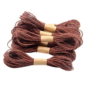 11 Yard Jute String Twine Rope for DIY and Gift Wrapping Craft Red