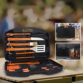 Mua Bộ Dụng Cụ Nướng Mang Đi Du Lịch 19 chi tiết Mr.Bar-B-Q BBQ ToolBox 19pcs