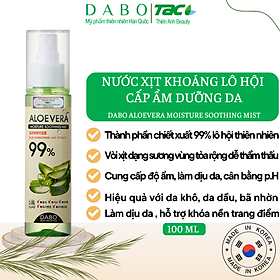 Nước Xịt Khoáng Dưỡng Da Dabo Aloevera 8809351955715 (100ml)