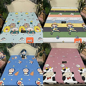 Ga Chống Thấm Cotton NANO Kháng Khuẩn BAMBILO Không Nóng Bí, Size m6*2m và m8*2m