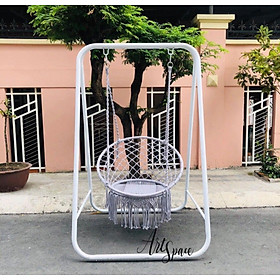 Mua Xích đu Macrame Handmade - Đáy đan nong mốt - Không kèm theo khung