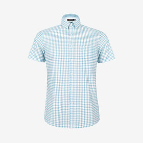 Áo sơ mi nam KHATOCO ngắn tay A1MN538S2-CNCR878-2711-N