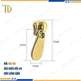 Đầu khóa kéo túi xách, đầu khóa kéo thay thế, đầu khóa kéo balo răng 5, Mạ điện độ bền 5-8 năm
