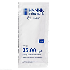 Dung Dịch Hiệu Chuẩn NaCl 35.00 g/L , Hộp 25 gói 20mL HI70024P