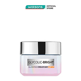 Kem Dưỡng Ban Ngày L'Oreal Paris Sáng Da Glycolic Bright Glowing Cream Day SPF17 50ml