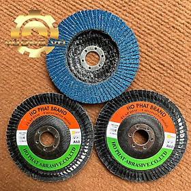 Nhám xếp-ráp xêp xanh 72 lá hồ phát kích thước 100mm (Gía đã bao gồm VAT)