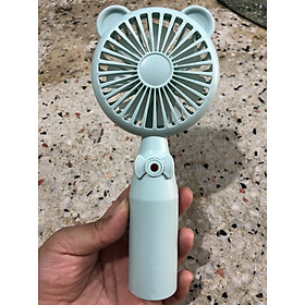 Quạt cầm tay mini HN kèm bình nước phun sương mẫu mới 2020