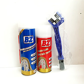 Combo Vệ Sinh Sên - Dưỡng sên BZ kèm bàn chải vệ sinh sên