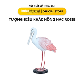 Tượng Điêu Khắc Chim Hồng Hạc ROSIE Trang Trí Sân Vườn | Index Living Mall | Nội Thất Nhập Khẩu Thái Lan