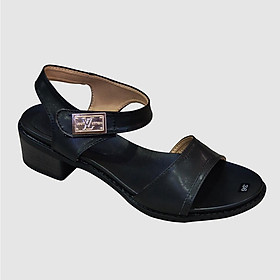 Giày Sandal Nữ Cao Gót Da Bò Thật TiTi ĐÔ Cao Cấp 4cm DNU2093d
