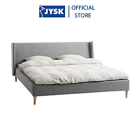 Mua Giường | JYSK Kungshamn | gỗ công nghiệp/vải polyester | xám nhạt | nhiều kích thước