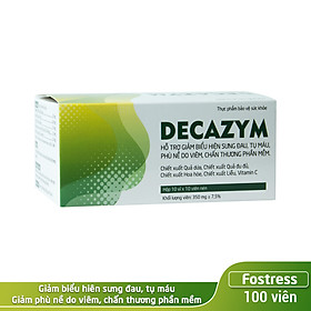 Viên Uống Hỗ Trợ Giảm Viêm Sưng Chấn Thương Phần Mềm Decazym