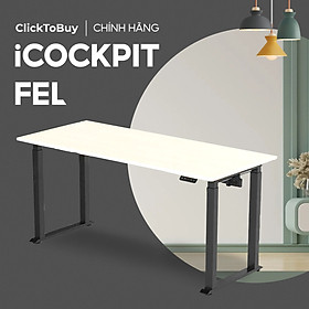 Mua Bàn tăng giảm nâng hạ chiều cao thông minh công thái học iCockpit 1460  nâng hạ 80 kg  tặng móc treo tai nghe  giá để ly nước  thảm lót chuột