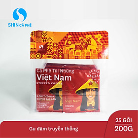 SHIN Cà Phê - Cà phê túi nhúng tiết kiệm túi lớn 25 gói