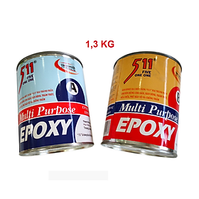 Mua Bộ Keo AB Epoxy 511 dùng trong Công Nghiệp tàu biển  xây dựng và dân dụng bộ 675g - 1kg3