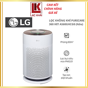 Mua Máy lọc không khí LG Puricare 360 Hit AS60GHCG0  màu nâu  lọc bụi mịn PM0.01  kháng khuẩn 99.9%  - Hàng chính hãng