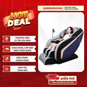 Ghế massage Queen Crown QC V8 - Cải tiến công nghệ 3D hiện đại