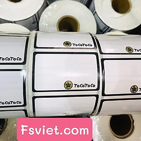 Mua Combo 100 cuộn tem dán ly trà sữa của Toco Toco