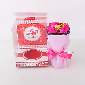 Bó Hoa Hồng Sáp 4 Bông Sweet Love