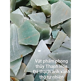 Đá Thach Anh Xanh Vụn Thô Tự Nhiên 1kg - Đá Phong Thủy