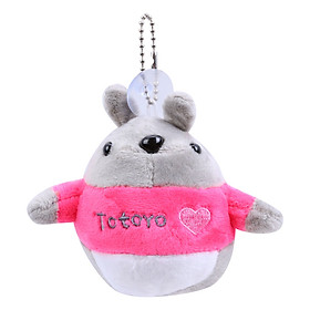 Móc Khóa Bông Totoro Lớn - Hồng