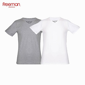 Combo 2 Áo lót nam cổ tim tay ngắn FREEMAN TSF311 - M