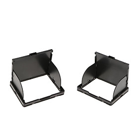 2 Pieces   Shade LCD Screen Hood CoverFoldable for Digital SLR Cameras