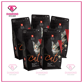 (1kg) Thức ăn cho mèo mọi lứa tuổi Cat's Eye - combo 5 túi zip 1kg