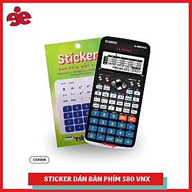 STICKER DÁN PHÍM MÁY TÍNH CASIO FX 580VNX