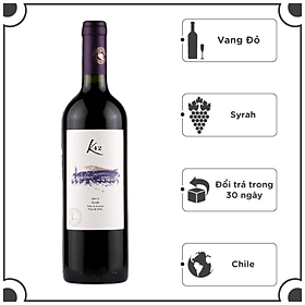 Rượu vang Chile Korta Varietal K42 Syrah