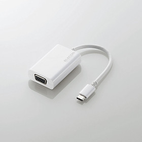 Thiết bị chuyển đổi USB Type C sang VGA Elecom AD-APCVGAWH - Hàng chính hãng