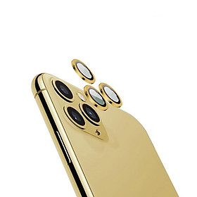 Vàng - Bộ miếng dán kính cường lực bảo vệ Camera cho iPhone 11 Pro / 11 Pro Max Kuzoom mang  lại khả năng chụp hình sắc nét full HD (độ cứng 9H, chống trầy, chống chụi & vân tay, bảo vệ toàn diện)