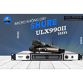 Mua Micro không dây shure ulx990ii mode mới nhất bắt sóng xa ổn định không bị rè méo tiếng tương thích nhiều thiết bị