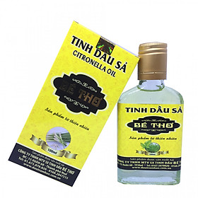 Tinh dầu Sả Tự Nhiên Nguyên Chất Bé Thơ - Chai cực lơn 100ml