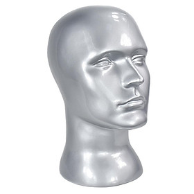 PVC Male Mannequin Head Model Hat  Display Stand Rack Holder