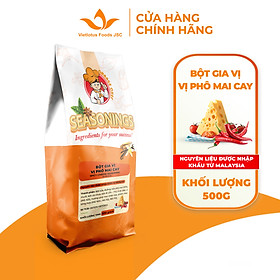 Bột Gia Vị Phô Mai Cay Spicy Cheese Seasoning Orange Chef Túi 500g - Nguyên liệu nhập khẩu Malaysia