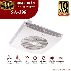 Mua Quạt trần MR VŨ sa-398 quạt trần cho người giàu mẫu ốp trần cao cấp QTD