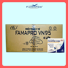 Khẩu Trang Y Tế Cao Cấp FAMAPRO - 4 Lớp Kháng Khuẩn 95% Lọc Khuẩn, Bụi