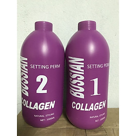 Bộ thuốc Uốn tóc Bussian Collagen (1000mlx2)
