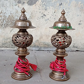 Mua đèn thờ long phượng cắm điện cao 30cm  bán đèn thờ  giá bán đèn thờ